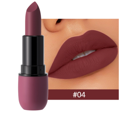 6 Colors Velvet Matte Lipstick - Waterproof & Long-lasting