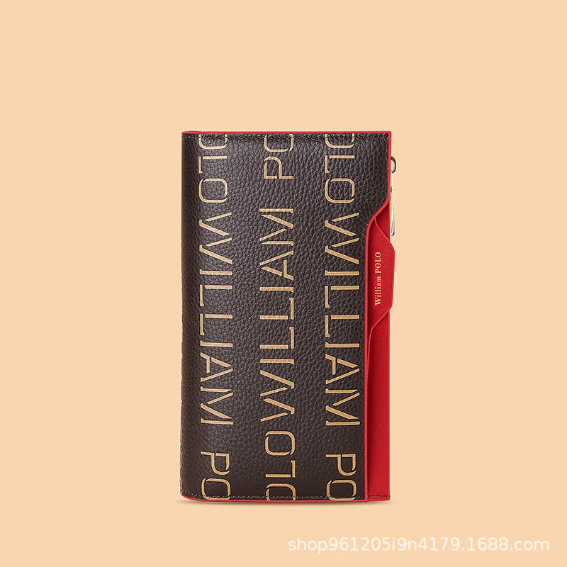 Women's First Layer Cowhide Leather Wallet