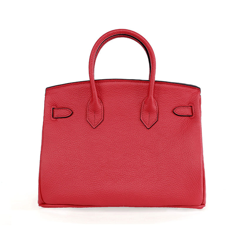 Bolsa Platinum em Couro de Primeira Camada para Mulheres