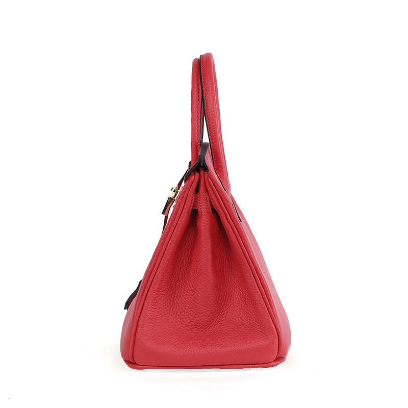 Bolsa Platinum em Couro de Primeira Camada para Mulheres