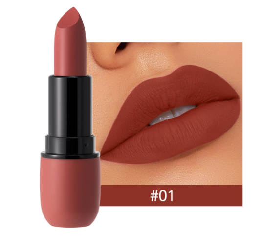 6 Colors Velvet Matte Lipstick - Waterproof & Long-lasting
