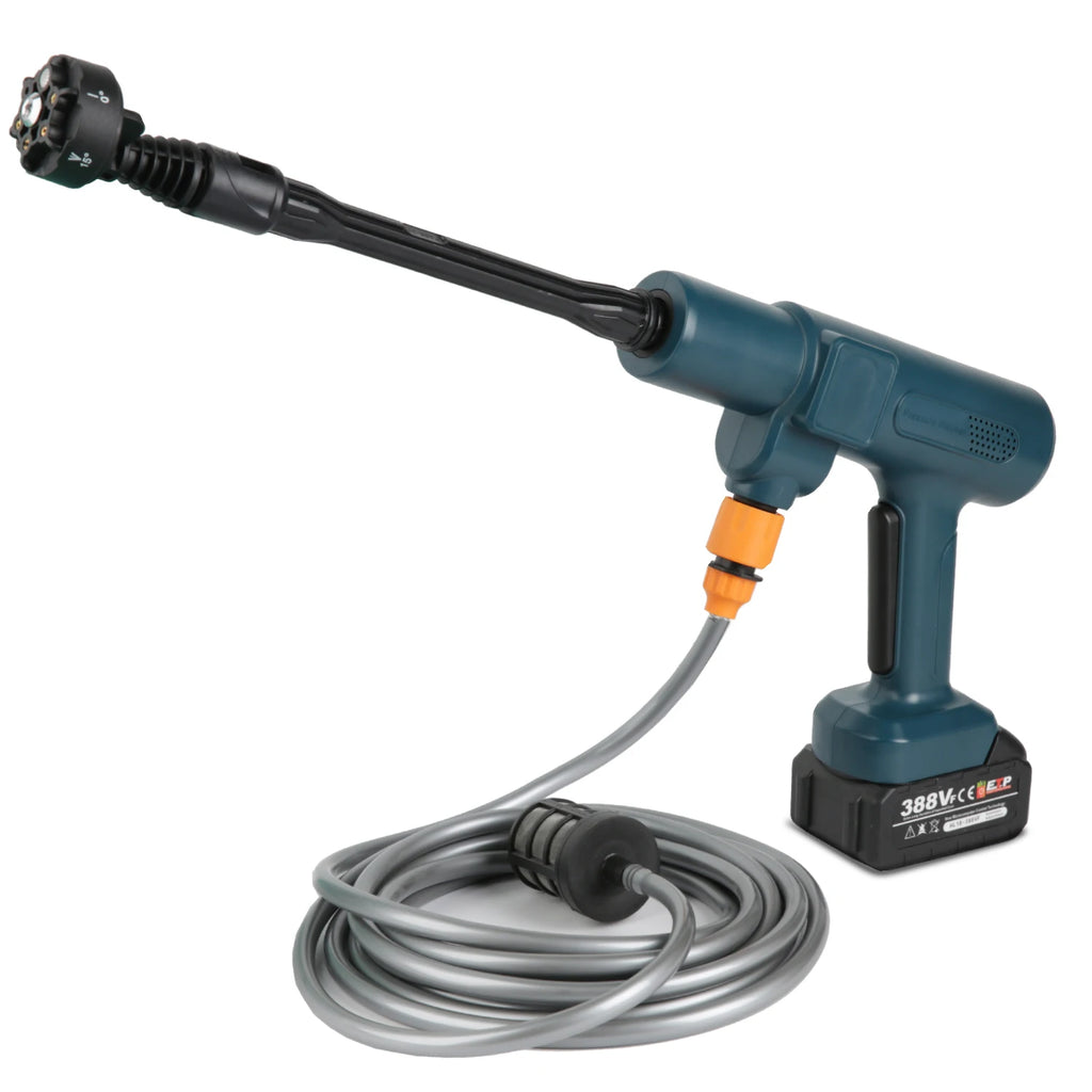 Pistola de lavagem de carro de alta pressão sem fio, 3500w, 200bar, portátil, suprimentos, gerador de espuma, pistola de água, limpador de spray