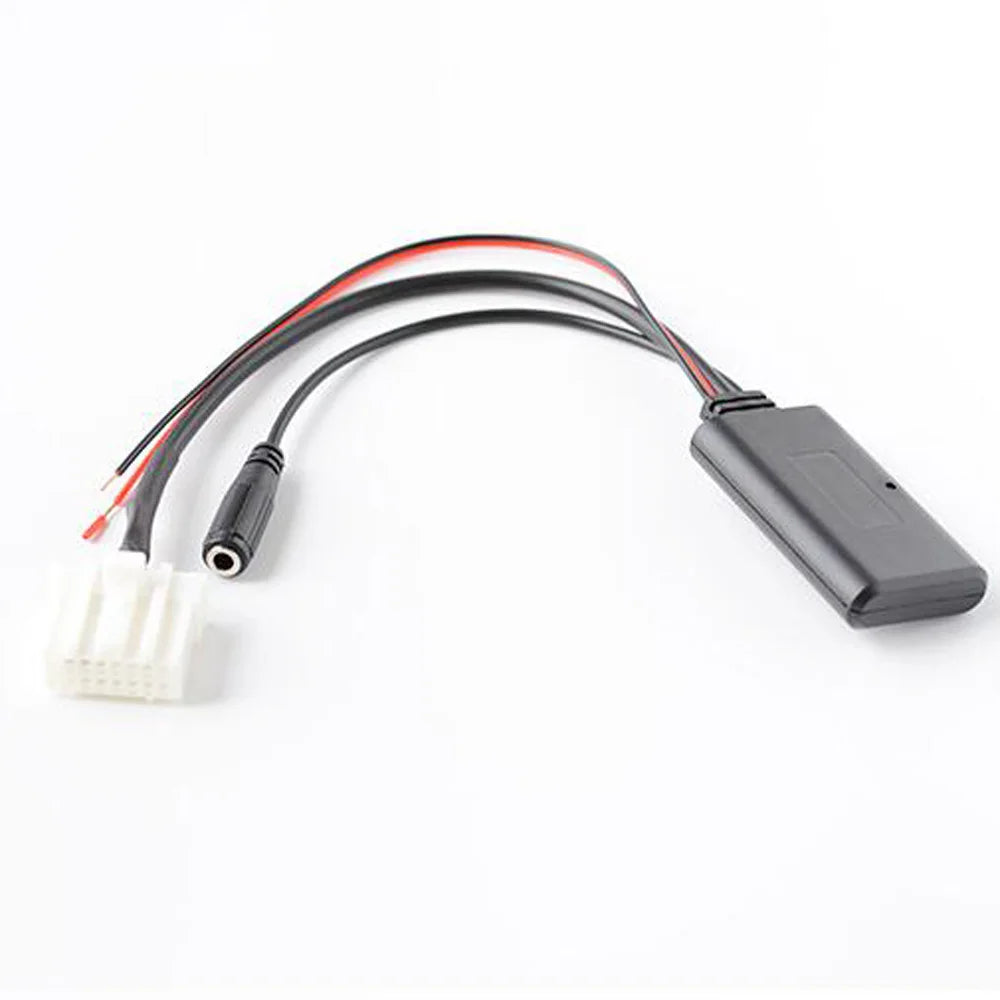 Biurlink rádio estéreo do carro bluetooth áudio estender fio microfone chamada de telefone mãos livres adaptador microfone para mazda 2 3 5 6 8
