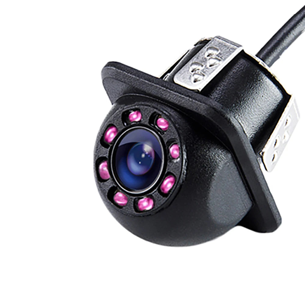 Hippcron câmera de visão traseira do carro 4 led visão noturna invertendo monitor estacionamento automático ccd à prova dwaterproof água 170 graus vídeo hd