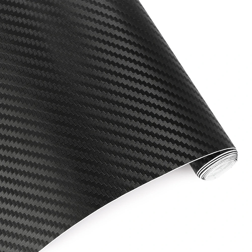 30cm x 127cm 3d fibra de carbono vinil carro envoltório folha rolo filme adesivos de carro e decalque motocicleta estilo automóvel acessórios automóveis