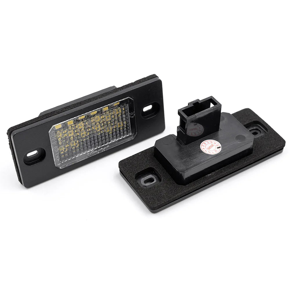 LED Número de matrícula Luz da placa, Lâmpadas da cauda para VW Tiguan 09-12 Golf 5 Touareg MK1 Passat B5.5 Porsche Cayenne 955 957 02-10, 2PCs