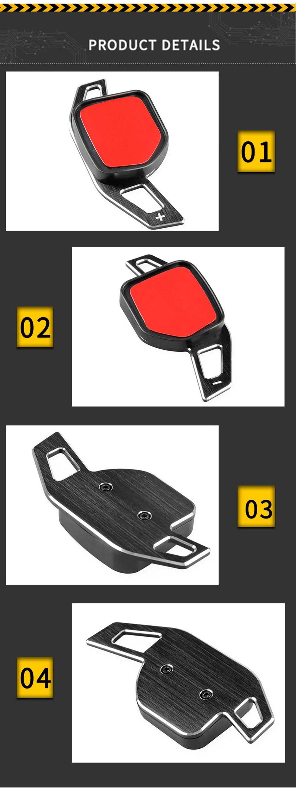 Acessórios para Seat Alhambra Ateca Leon 5F FR Tarraco Arona Ibiza 6P Cupra Tavascan ST Volante do carro extensão de mudança de remo adesivos dsg