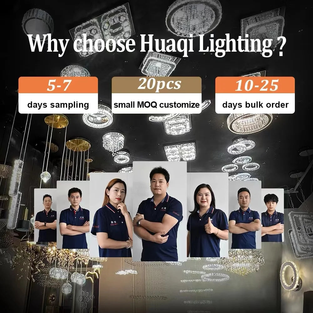 US Warehouse 27W LED Home Crystal Smart APP Ceiling Light With Remote Control Brightness