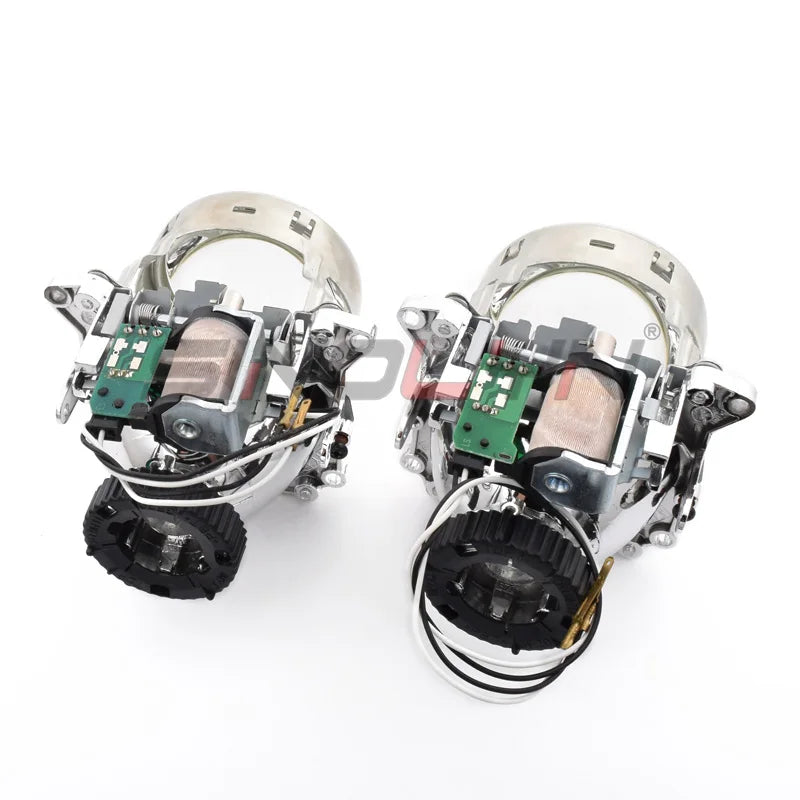Sinolyn Bi Xenon Lentes Do Projetor Para BMW E46 M3 AL E90 E92/Audi A4 B8 A3/Benz W220 W203 /Volvo V50 D2S D1S Farol Substituir Kit Xeon Projetor Farol Carro Kit De Projetor Retrofit Lente Projetor