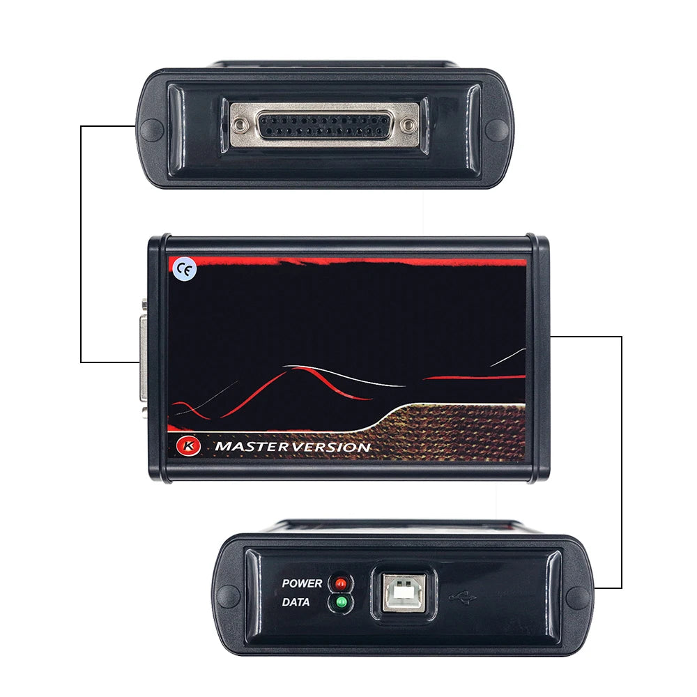 Online 2.80 UE Red Kess V5.017 OBD2 Manager Remap Kit KTAG V7.020 4 LED BDM Frame 22pcs Adaptadores K-TAG 2.25 ECU Flash Tool