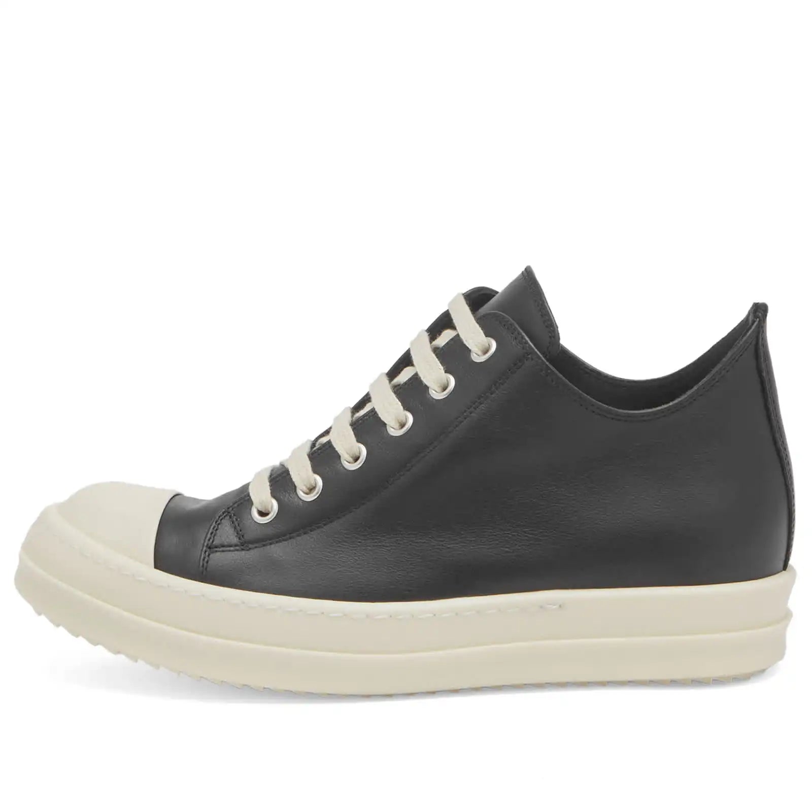 Men's Leather Sneakers Unisex Designer Retro Low-top Board Shoes Black Solid Leather Summer Shoes for Men Couple Shoes