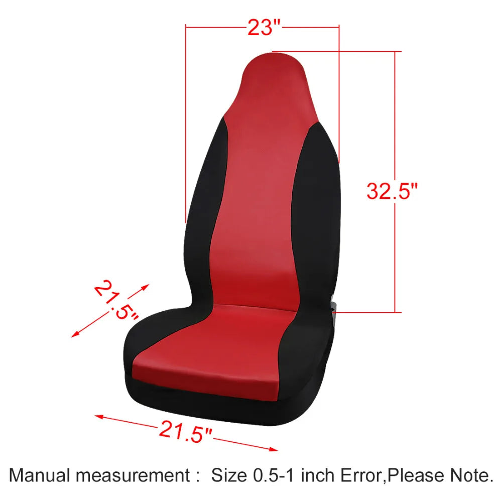 X Autochaux-Universal Car Seat Covers, 5 Cores, Balde, Fit para Auto, Veículo, Caminhão, SUV, Interior, Acessórios de Proteção