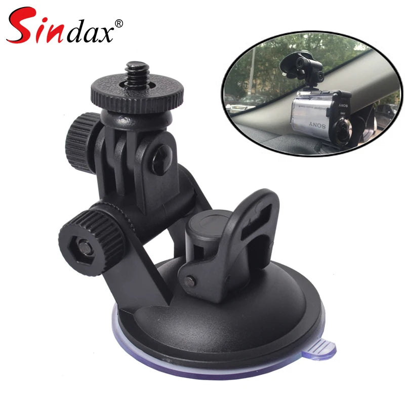 Carro gps dv dvr universal mini carro ventosa montagem tripé titular de montagem do carro gps dv dvr câmera acessórios universais