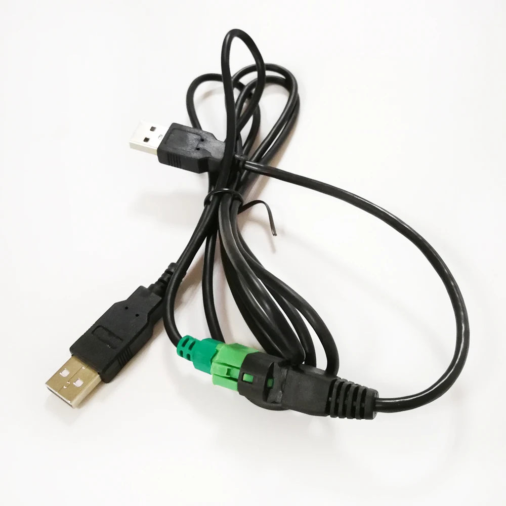 Biurlink unidade central de rádio cabo USB adaptador de transferência USB para VW BMW CD player soquete de 4 pinos