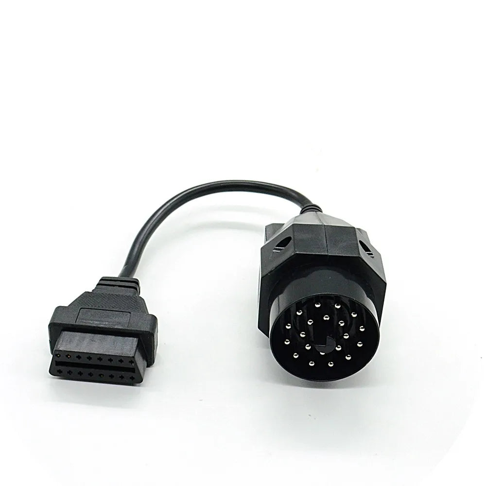 Adaptador OBD II de 1 peça: Conector Fêmea de 20 pinos B para OBD2 de 16 pinos, compatível com e36, e39, X5, Z3 e W de 20 pinos - Novo, Frete Grátis