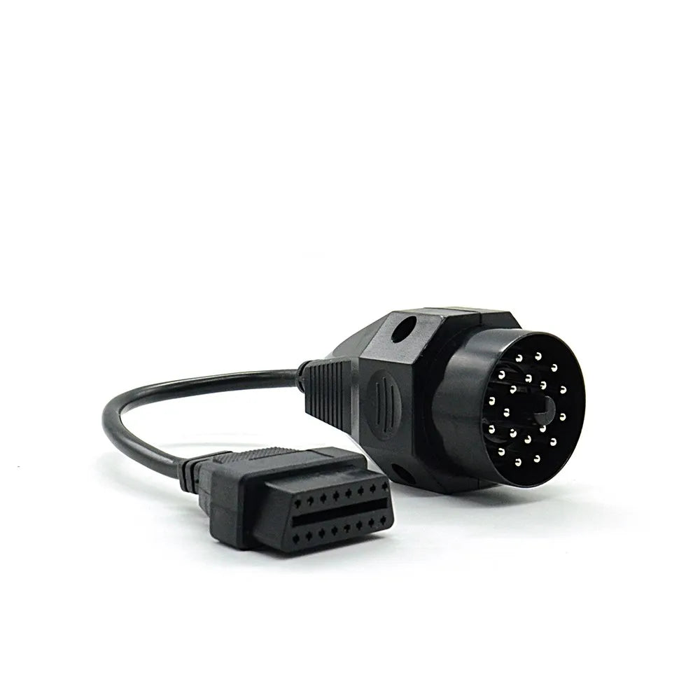 Adaptador OBD II de 1 peça: Conector Fêmea de 20 pinos B para OBD2 de 16 pinos, compatível com e36, e39, X5, Z3 e W de 20 pinos - Novo, Frete Grátis