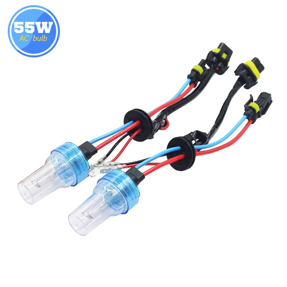 Xenon H7 H1 9005 HB3 9006 HB4 H3 H8 H9 H11 881 880 9012 HIR2 55W Luz Do Carro HID Xenon Kit AC Lâmpada de Reator Auto Farol Nevoeiro