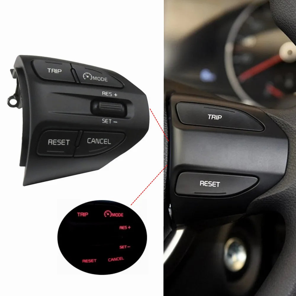 Interruptor de controle de cruzeiro remoto de direção RH 96720G6010 para Kia RIO K2 Picanto 2017 2018 2019 2020 2021.