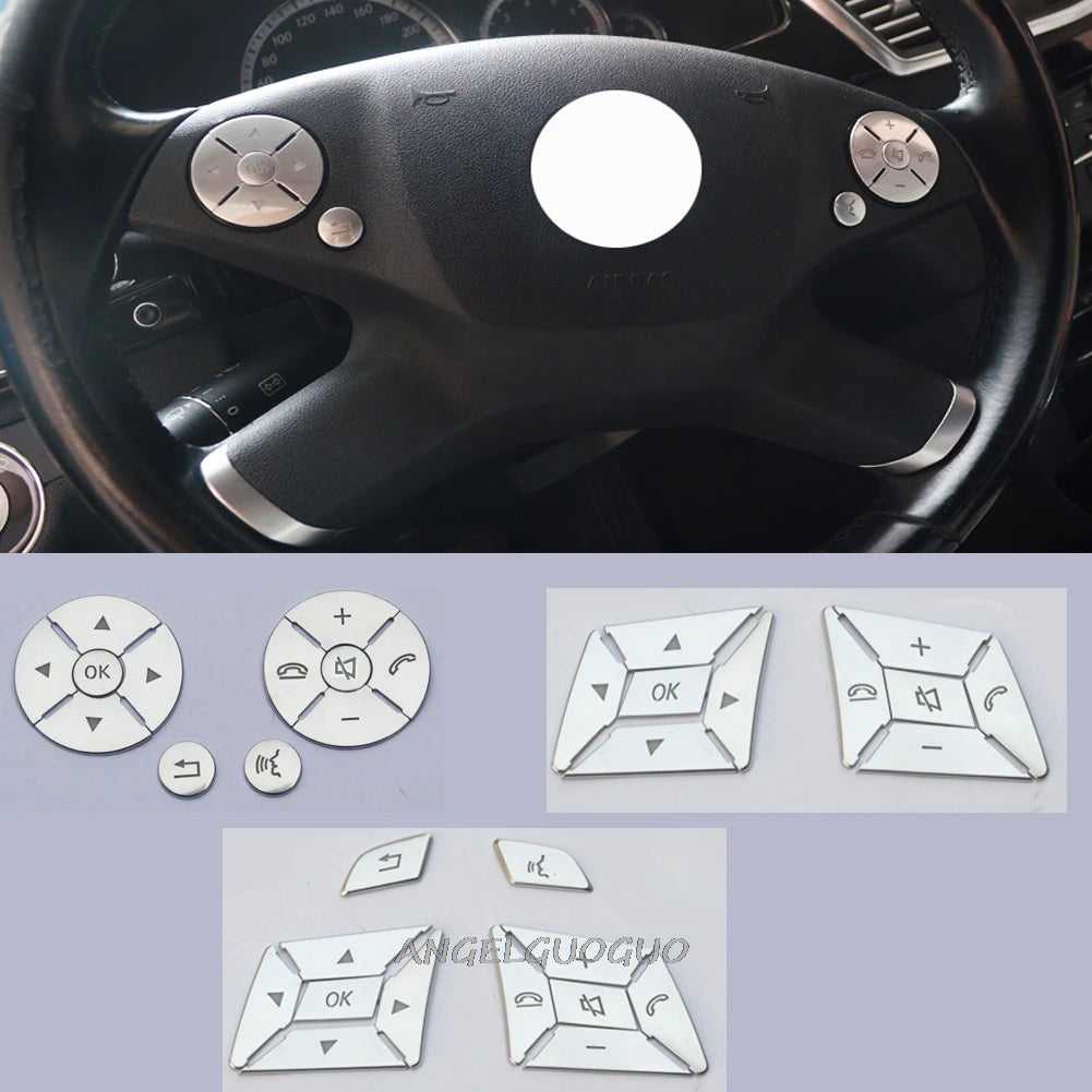 Angelguoguocar etiqueta da guarnição da janela para mercedes benz a/b/c (w204)/e (w212)/gla/cla/glk/gle-class