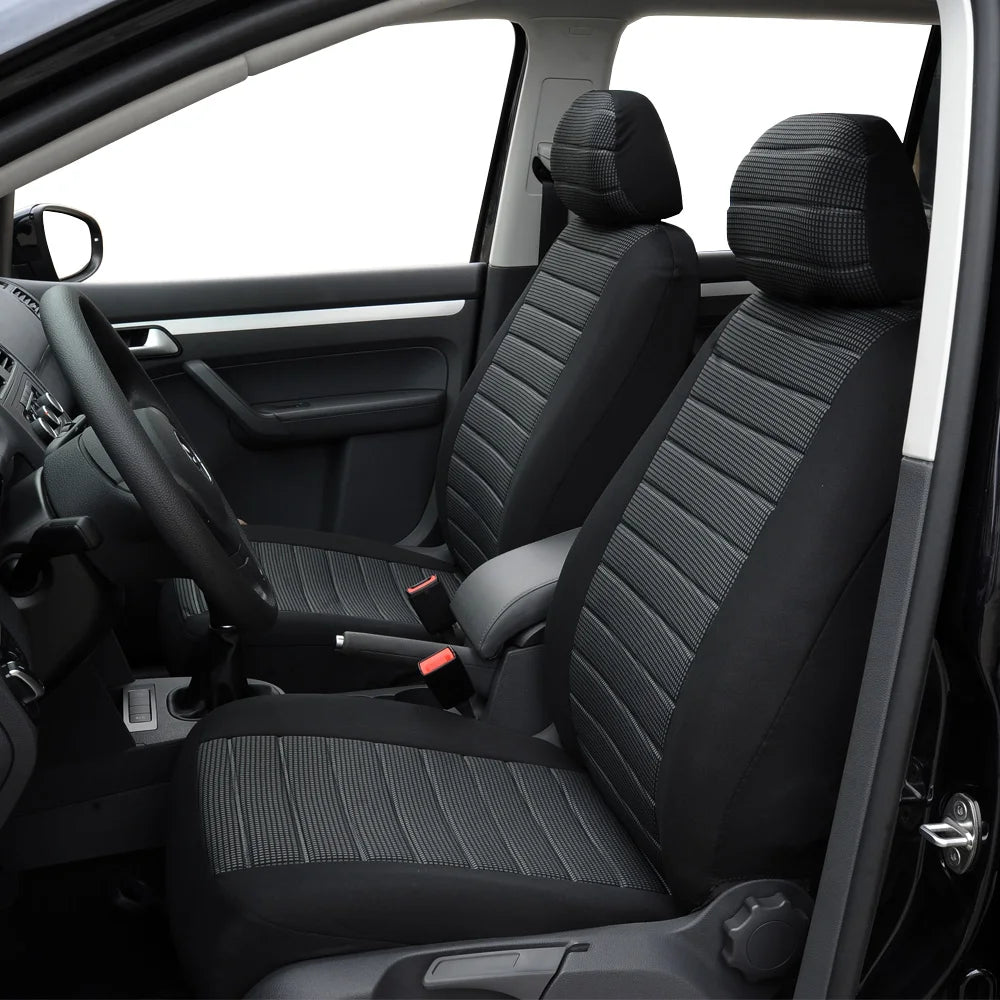 Capas de assento dianteiro AUTOYOUTH compatíveis com airbag, ajuste universal para a maioria dos carros e SUVs, acessórios para carros, capa de assento para Toyota, 3 cores
