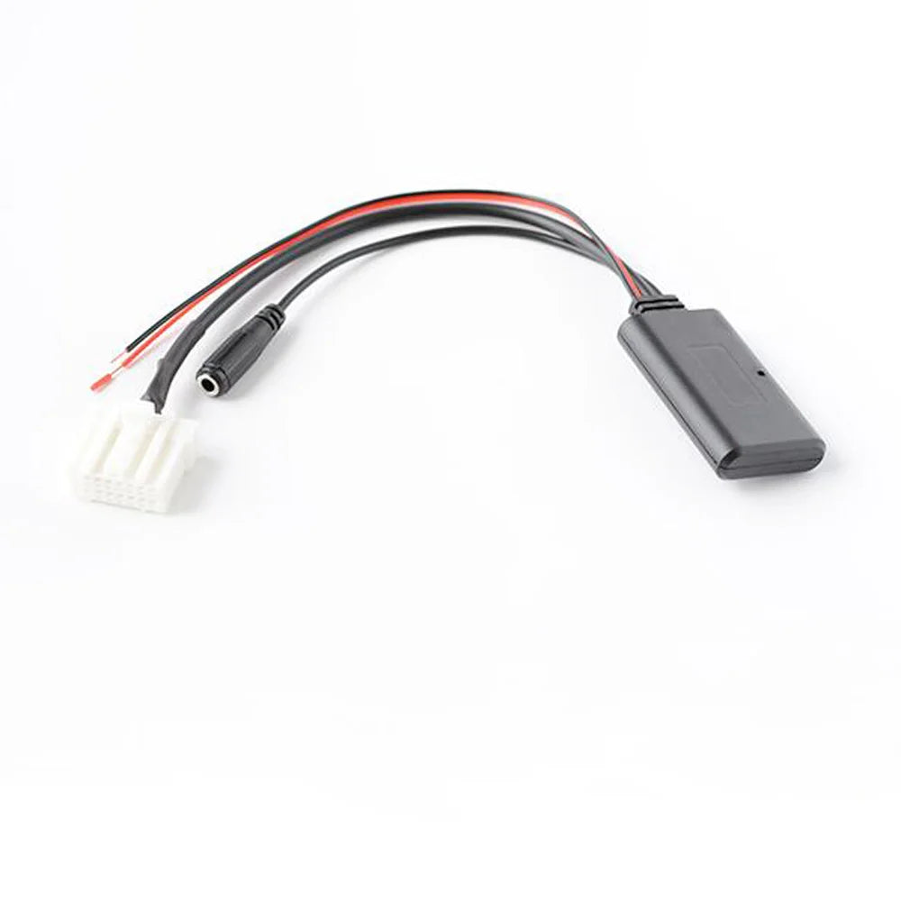 Biurlink rádio estéreo do carro bluetooth áudio estender fio microfone chamada de telefone mãos livres adaptador microfone para mazda 2 3 5 6 8