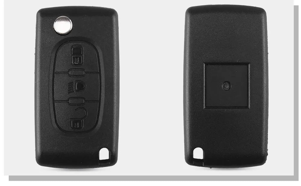 Keyyou para citroen c2 c3 c4 c5 c6 c8 3 botões flip remoto chave do carro caso capa escudo fob va2 lâmina ce0523