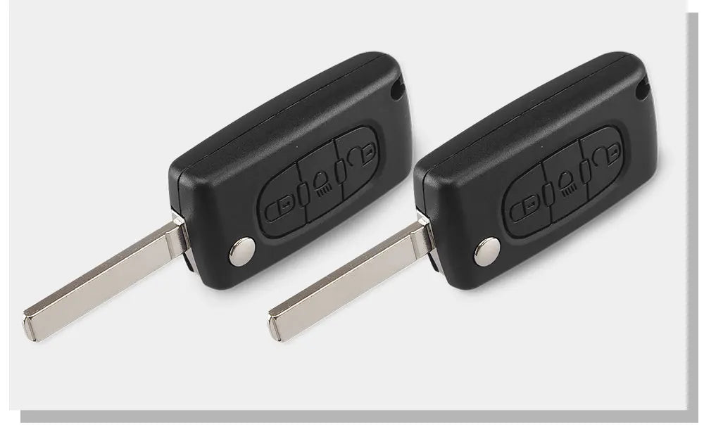 Keyyou para citroen c2 c3 c4 c5 c6 c8 3 botões flip remoto chave do carro caso capa escudo fob va2 lâmina ce0523