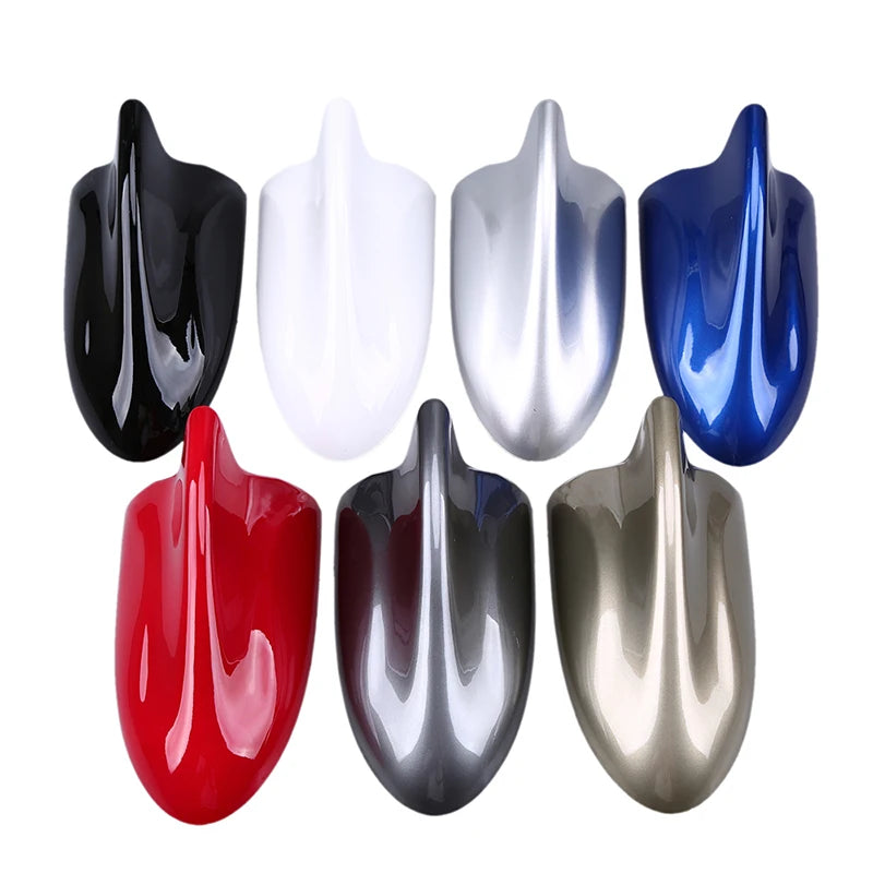 Possbay universal barbatana de tubarão do carro antena telhado decorativa fm am amplificador sinal para qashqai hyundai i20 kia ford bmw vw mazda 3