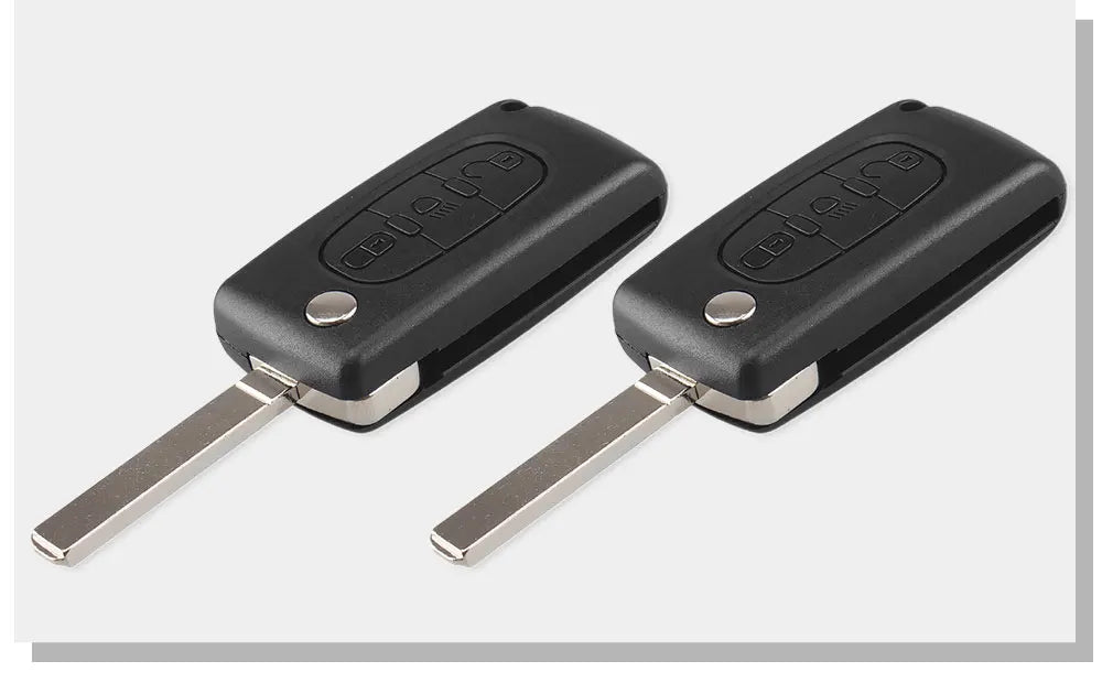 Keyyou para citroen c2 c3 c4 c5 c6 c8 3 botões flip remoto chave do carro caso capa escudo fob va2 lâmina ce0523