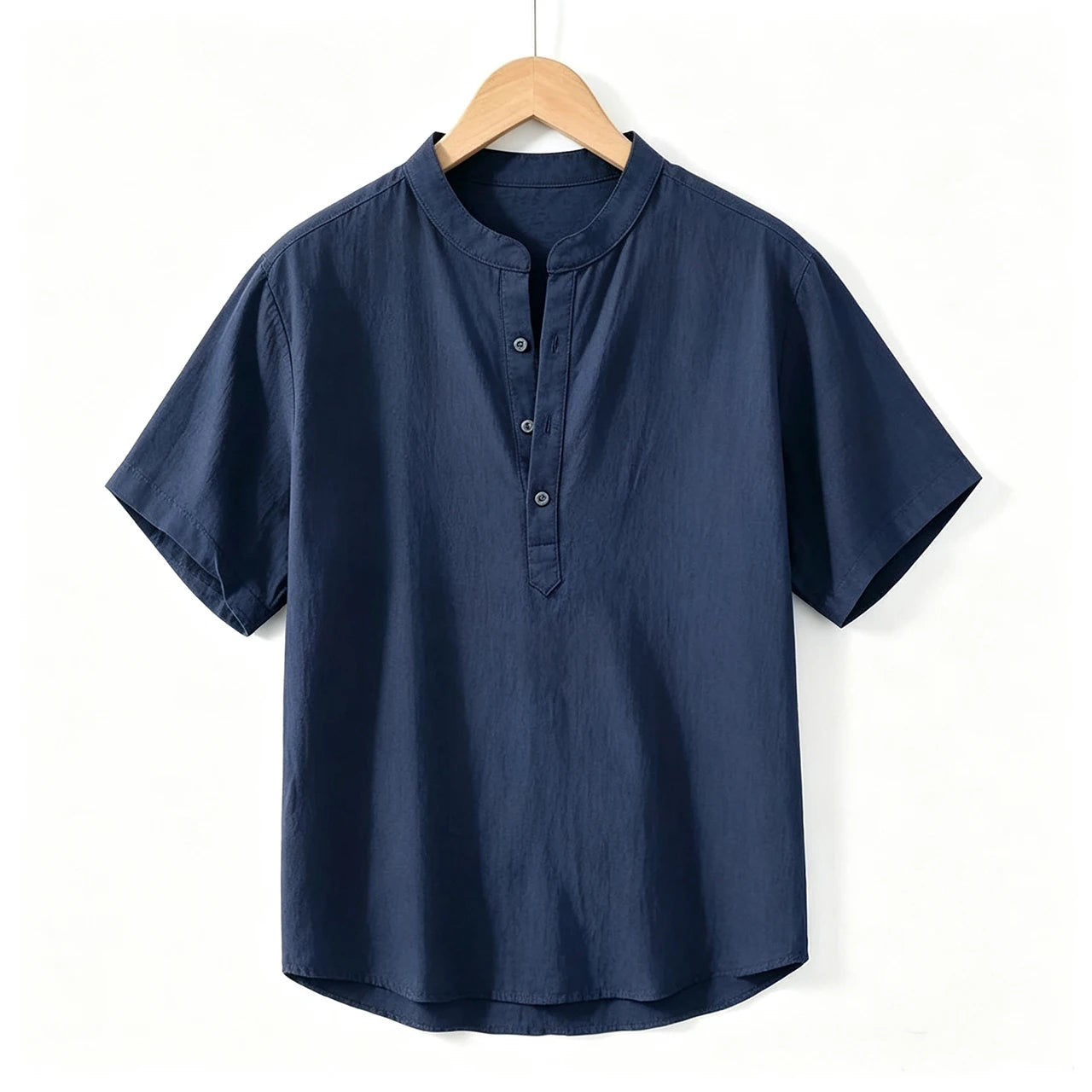 Camisa de linho respirável masculina, confortável, cor sólida, manga comprida, solta, Harajuku, blusa casual, camisa havaiana, breve, 2022