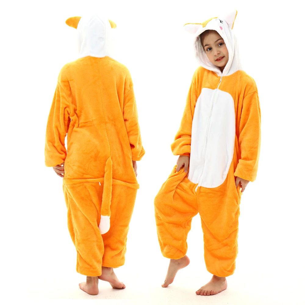Mulheres animal kigurumi pijamas inverno grosso flanela pijamas adulto com capuz pijama homewear halloween cosplay trajes de festa