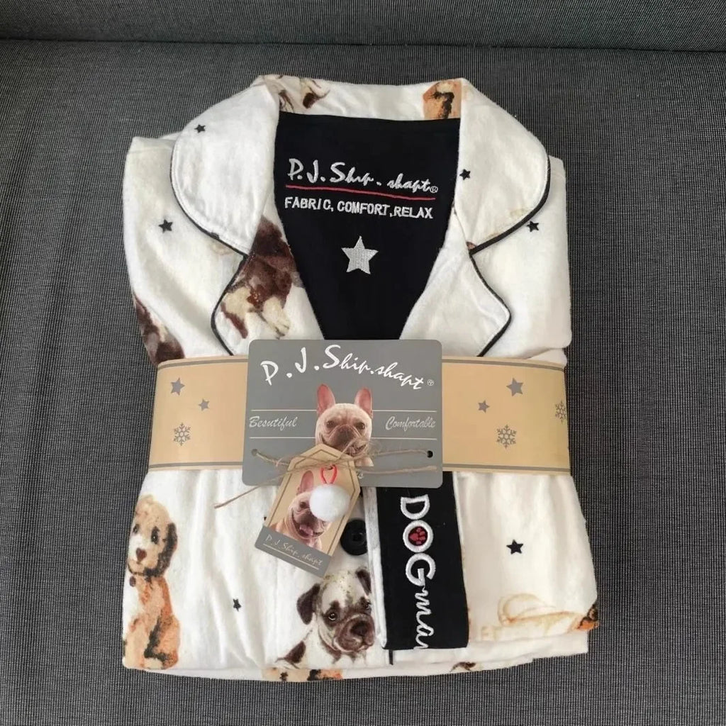 Pijama de algodão macio conjunto de pijamas femininos bonito dos desenhos animados pijamas impressão pijamas elegantes calças superiores 2 pçs femme nightwear loungewear