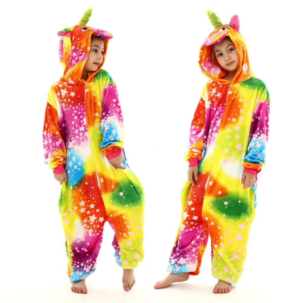 Mulheres animal kigurumi pijamas inverno grosso flanela pijamas adulto com capuz pijama homewear halloween cosplay trajes de festa