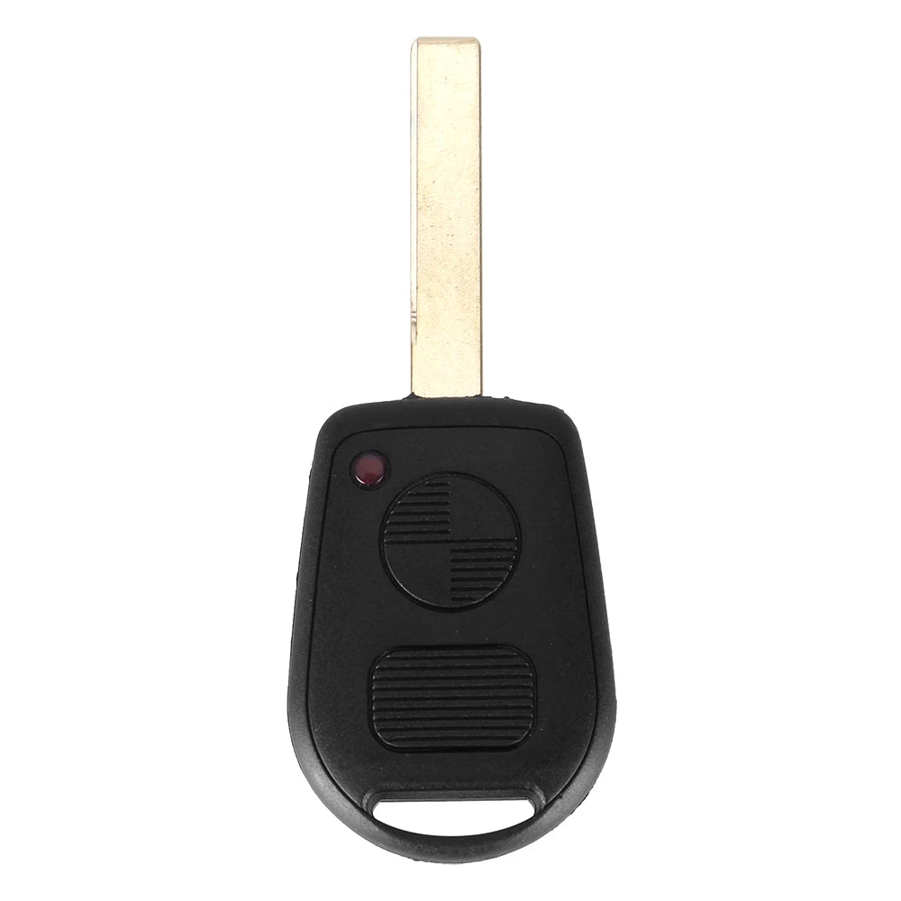 Keyyou capa de chave remota com 3 botões, compatível com bmw e31 e32 e34 e36 e38 e39 e46 z3 z4, capa fob 3 btn sem cortes