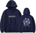 Katseye Merch Distressed Hoodie Moda Hoodies Música Pop Homens Mulheres Moletom Agasalho Pulôver Casaco