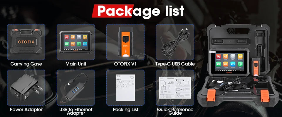 OTOFIX D1 LITE OBD2 Scanner Ferramenta de diagnóstico de carro Bluetooth Controle bidirecional sem fio OBD Ferramenta de digitalização automotiva Teste ativo