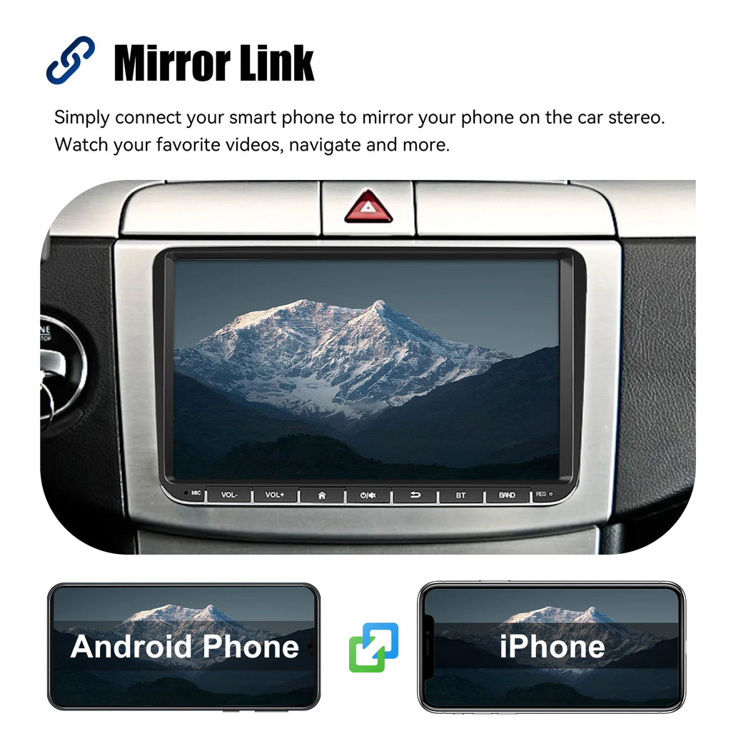 Essgoo 9 "android 14 4g + 64g Wireless  carplay carro estéreo gps navi wifi rds fm bt para vw golf 5 6 passat polo touran tiguan caddy eos