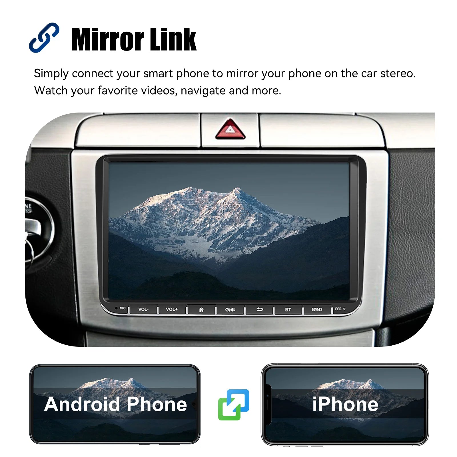 Essgoo 9 "android 14 4g + 64g Wireless  carplay carro estéreo gps navi wifi rds fm bt para vw golf 5 6 passat polo touran tiguan caddy eos