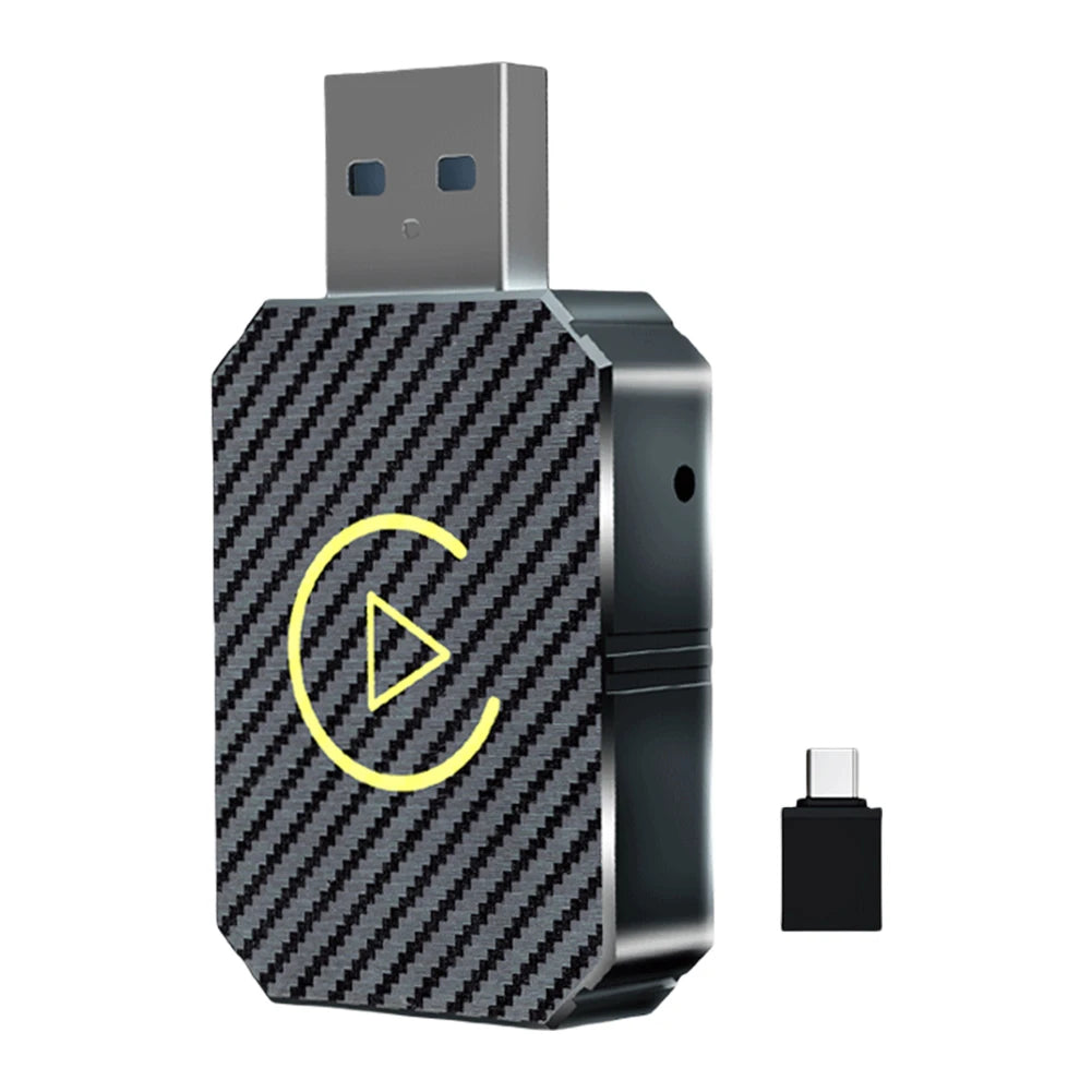 Carplay sem fio android adaptador automático plug & play usb carro dongle sem fio para oem com fio carplay/android carros automóveis