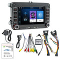 Rádio multimídia para carro com GPS Android player Universal, Carplay, Wifi, para Volkswagen Golf 5, 6, Polo, Passat B6, B7, CC, Skoda