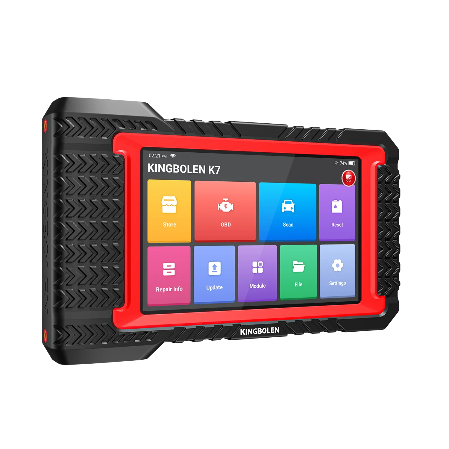 Atualização vitalícia gratuita KINGBOLEN K7 ALL System Ferramentas de diagnóstico de carro português Codificação ECU Teste ativo 28 reinicializações Scanner OBD PK LAUNCH X431 CRP919E BT