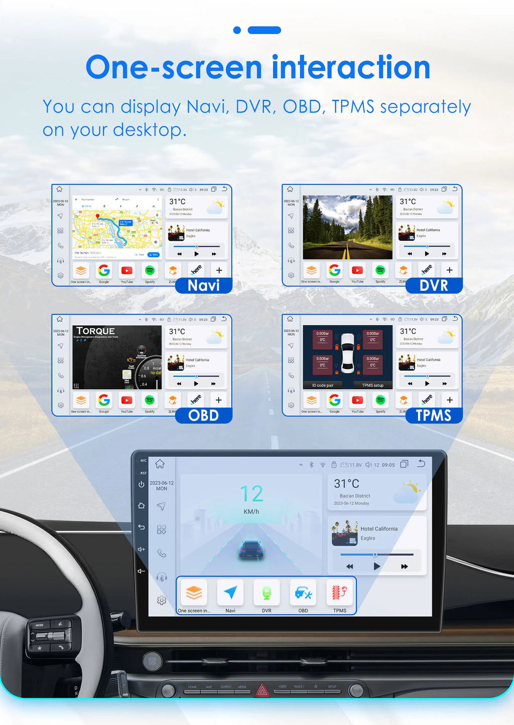 Hizpo rádio do carro de 7 polegadas para vw golf 4 passat polo transporte t5 multivan assento jetta carro multimídia gps 2din autoradio carplay 7862
