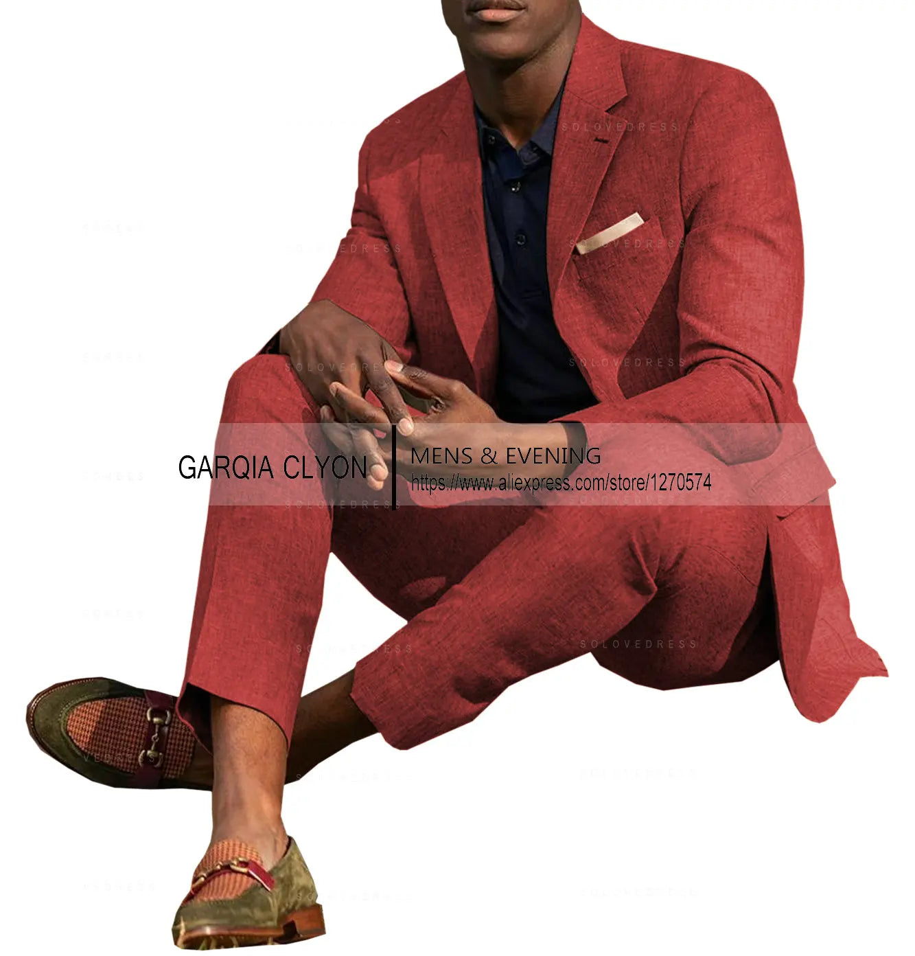 Ternos masculinos de linho, 2 peças, verão, casual, lapela de entalhe, ternos de casamento masculinos (blazer + calça)