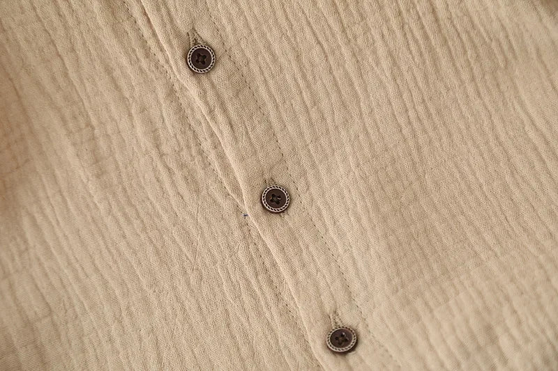 Conjunto de pijamas de gaze de algodão para bebês, 2 peças, manga curta, gola redonda, roupa de dormir macia e respirável, meninos, meninas, 0-5 anos, roupas de praia