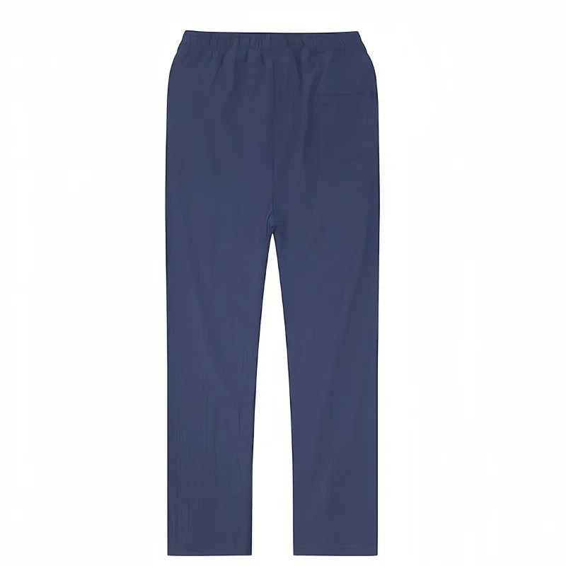 Calças de Algodão e Linho Masculinas, Novas Calças de Linho Respiráveis para o Outono, Tamanhos S-5XL