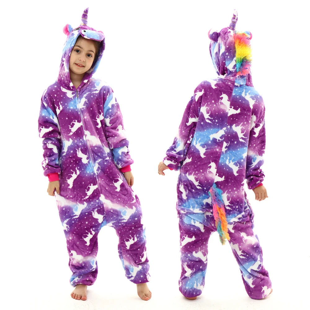 Mulheres animal kigurumi pijamas inverno grosso flanela pijamas adulto com capuz pijama homewear halloween cosplay trajes de festa