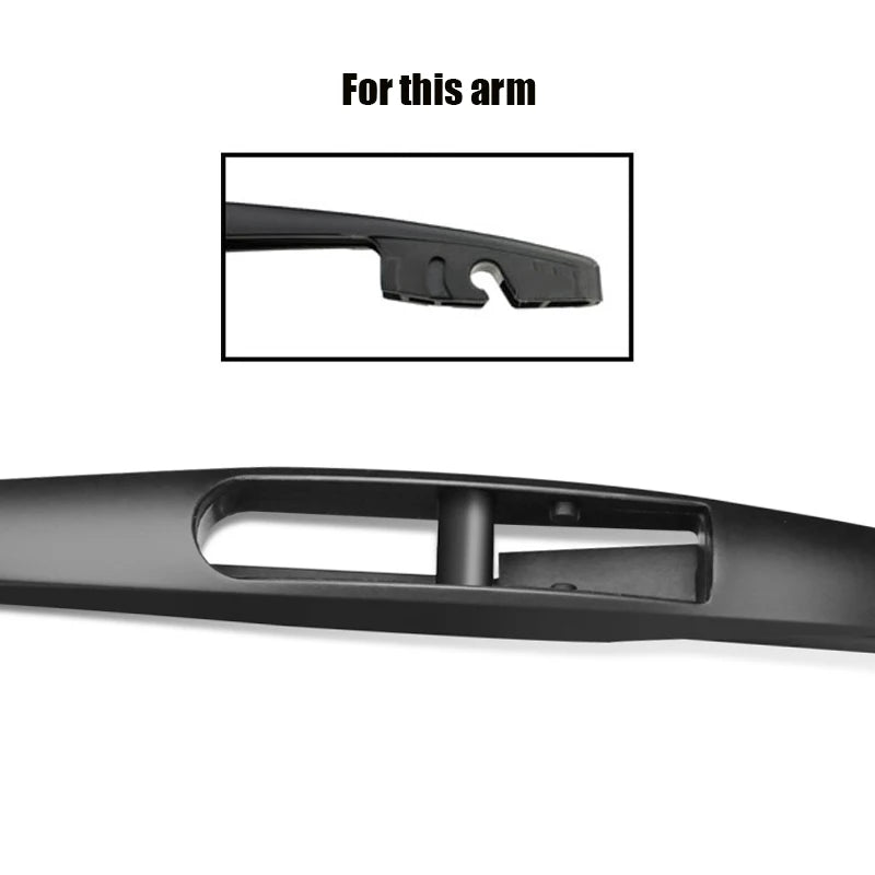Erick limpador 10 "lâmina de limpador traseiro para nissan leaf mk1 2010 - 2017 pára-brisas limpo janela traseira do carro escova de chuva