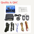 Carro automático um sistema de parada partida do motor com controle remoto carro pke keyless entrada sistema início tronco aberto para 12v suv autostart