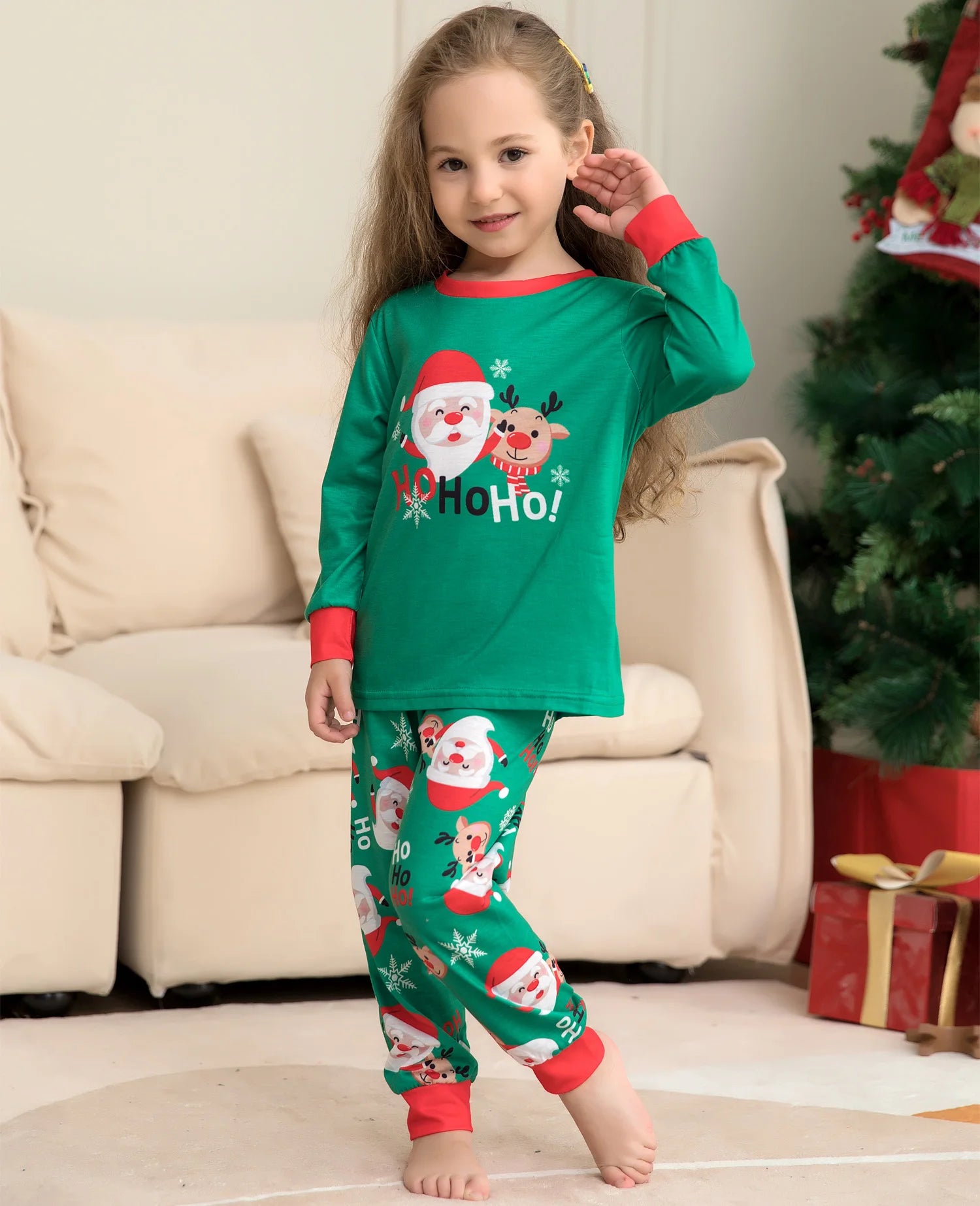 2025 natal família pijamas conjunto combinando roupa de natal adulto crianças mulheres pijamas roupas mãe e filha pai filho pijamas