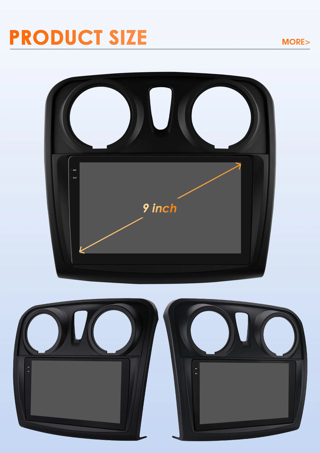 Rádio Android Auto Hizpo para Renault Logan 2 2012-2019 Sandero 2 2014-2019 4G Multimídia Automotiva GPS 2 din Estéreo CarPlay WIFI DSP